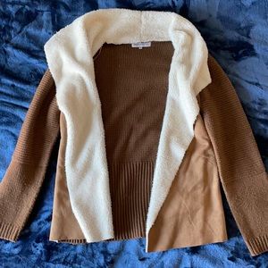 Knit sweater jacket
